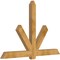Ekena Millwork Kennewick Rough Sawn Timber Gable Bracket, Western Red Cedar, 84"W x 56"H x 4"D x 6"F, 16/12 Pitch GBW084X56X0406KEN00RWR - alternate 3